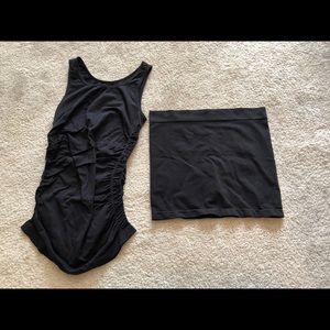 Maternity tank and belly band